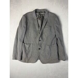 Bonobos Blazer Mens 40s Gray Lanificio Forex Cotton Slim Sport Coat Two Button*